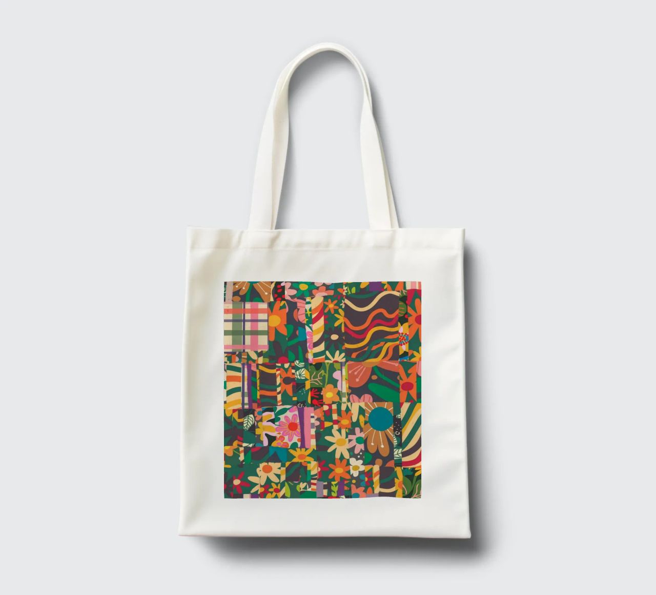 Patchwork borsa in juta da GigiRosado