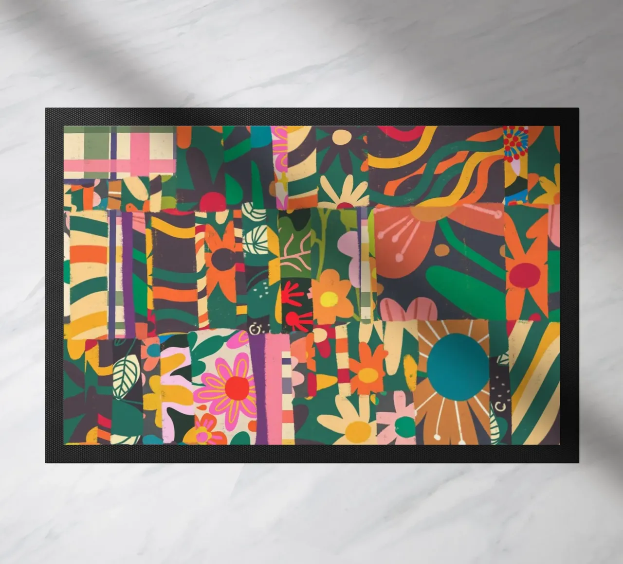 Patchwork doormat by GigiRosado