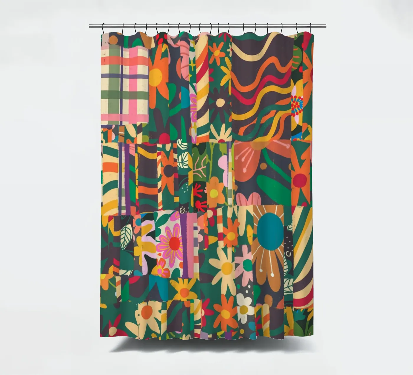 Patchwork rideau de douche de GigiRosado