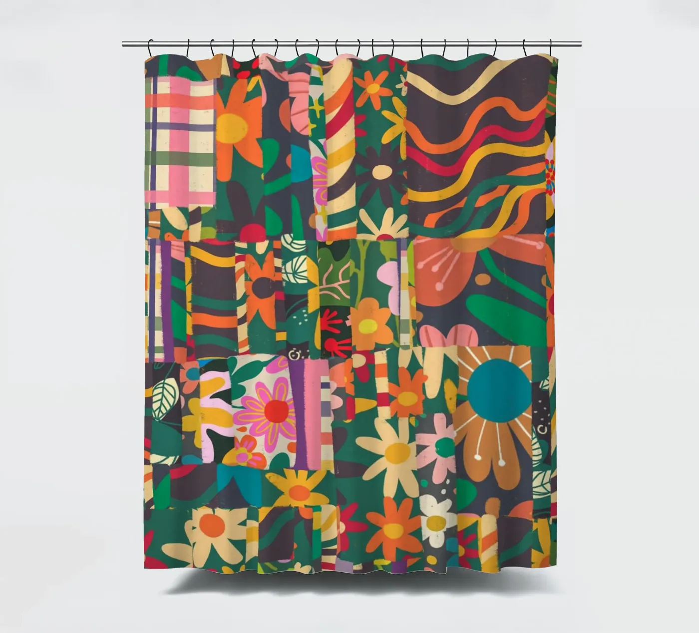 Patchwork tenda da doccia da GigiRosado