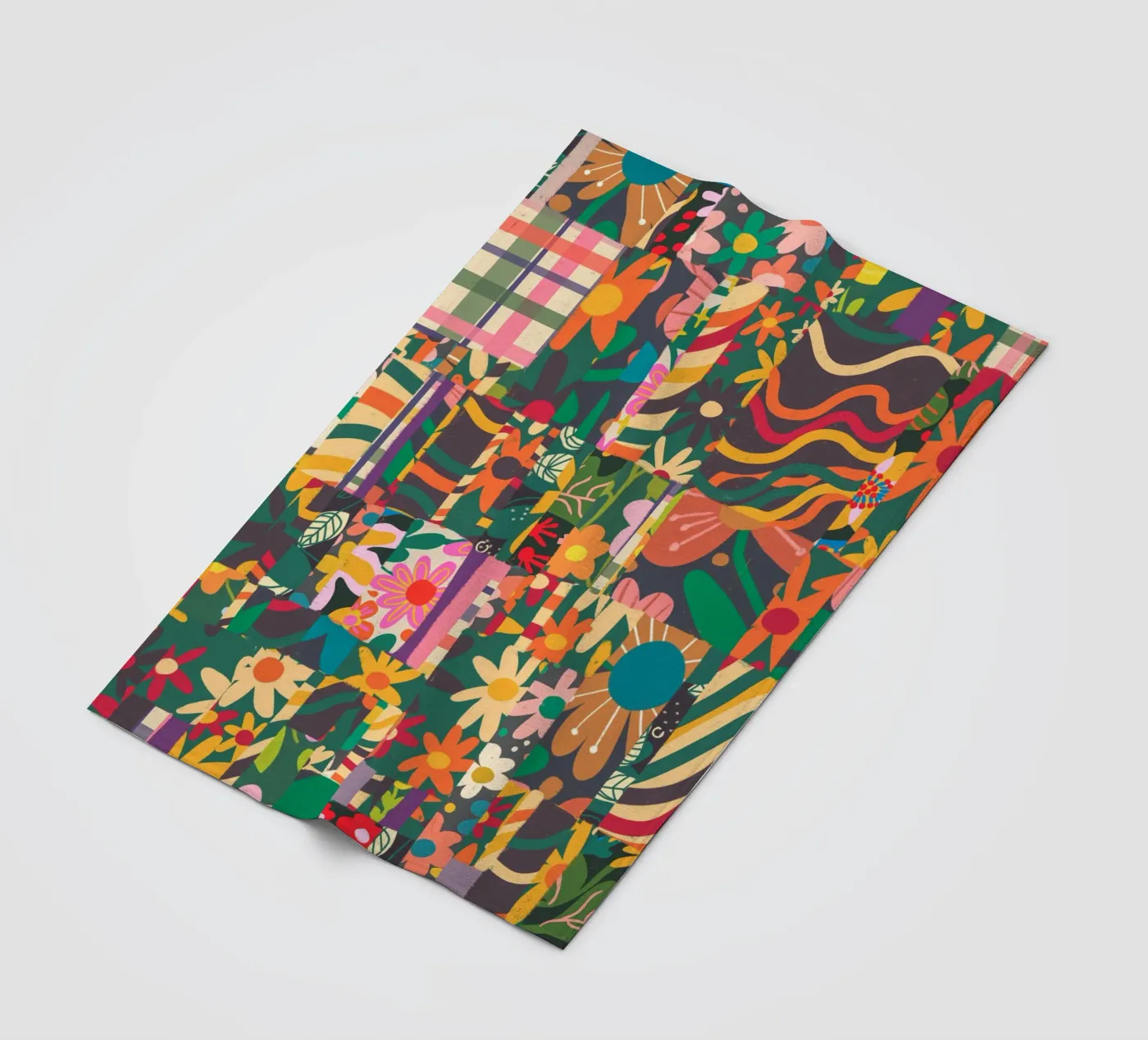 Patchwork Fleecedecke von GigiRosado