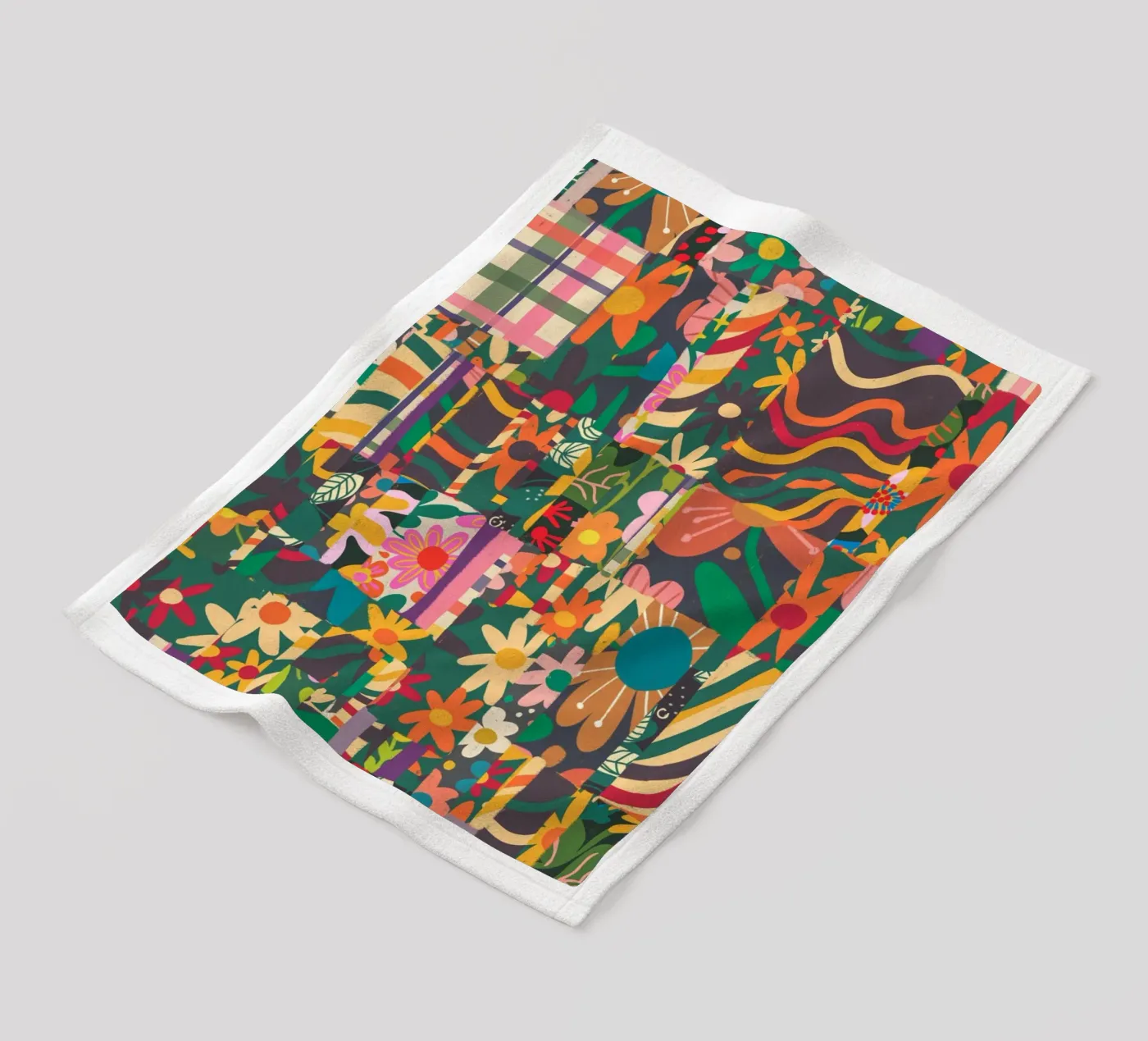 Patchwork Fleecedecke von GigiRosado