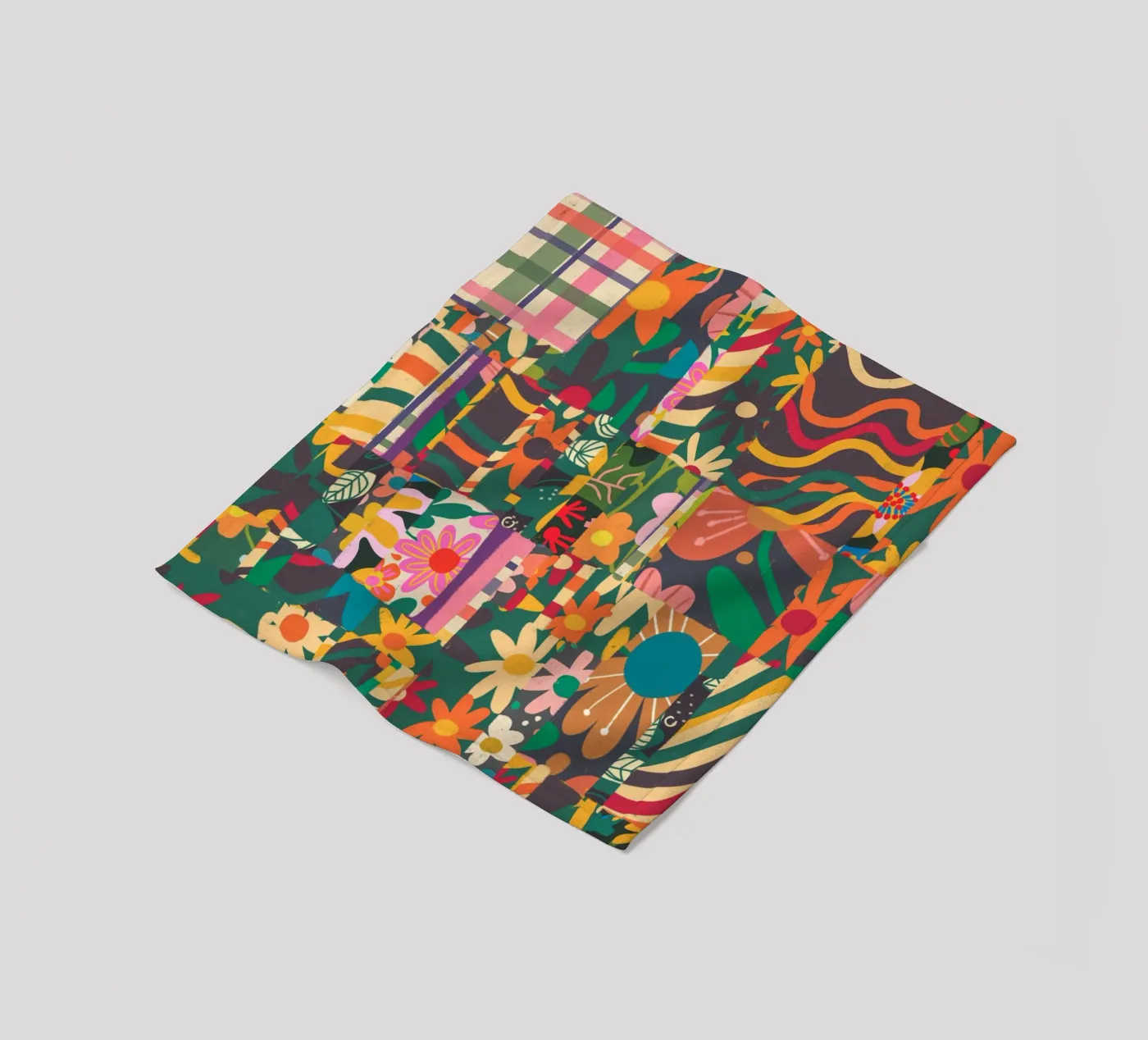 Patchwork Fleecedecke von GigiRosado