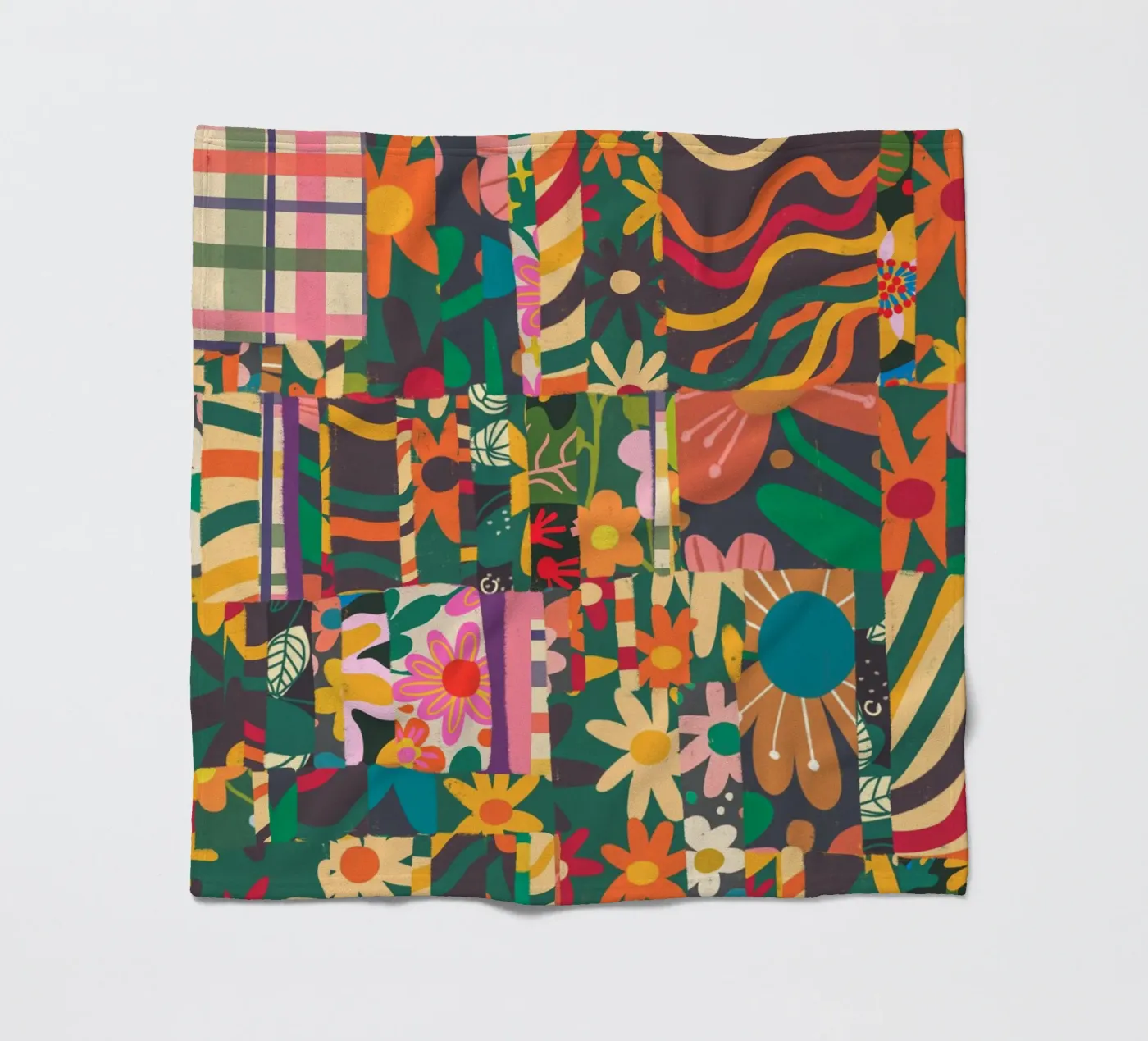 Patchwork Fleecedecke von GigiRosado