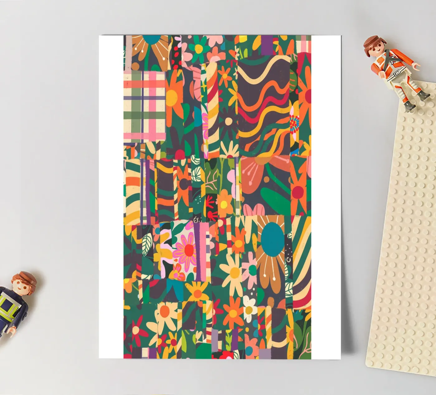Patchwork sticker sheet by GigiRosado