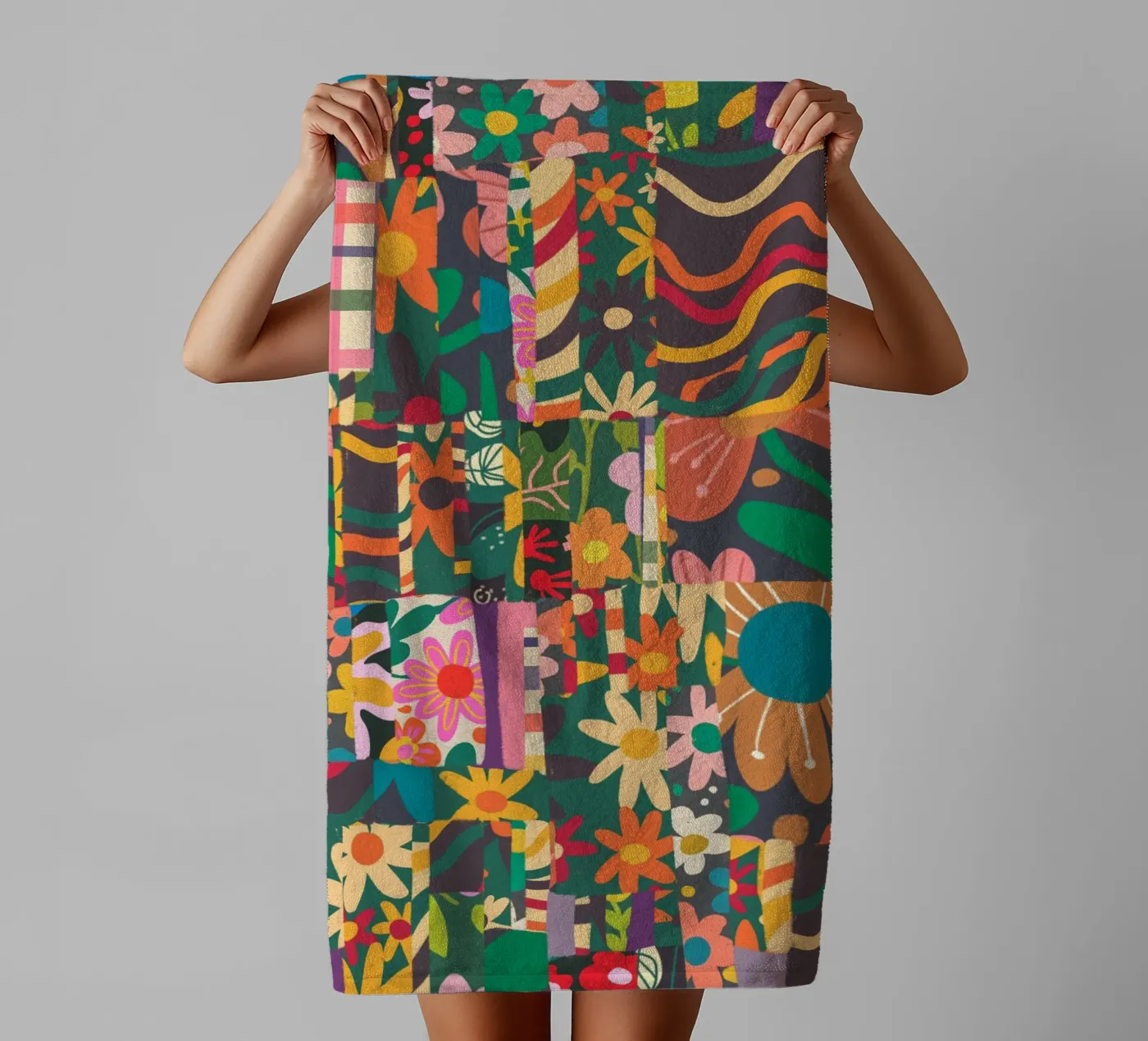 Patchwork badhanddoek van GigiRosado