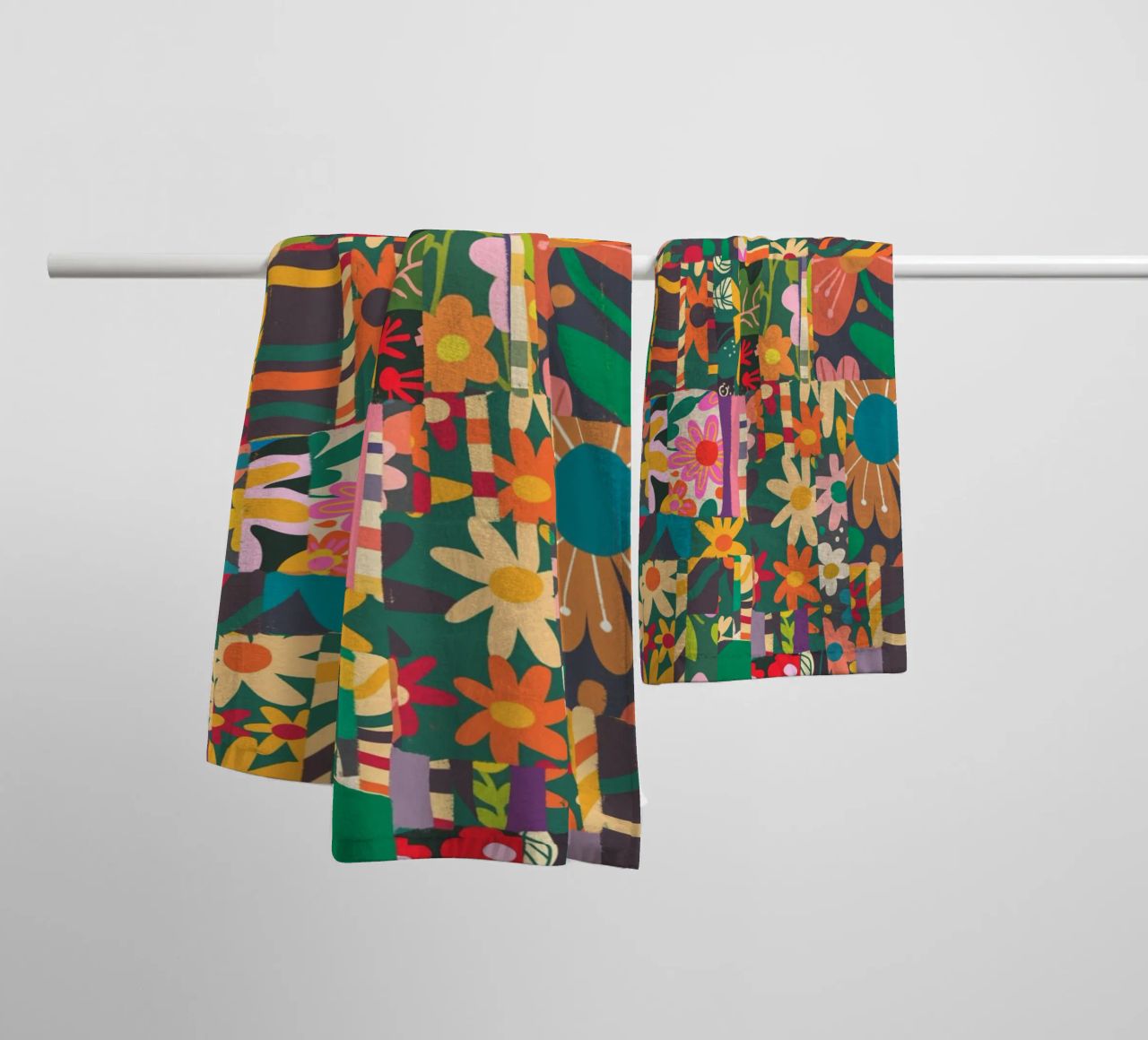 Patchwork toalla de baño de GigiRosado