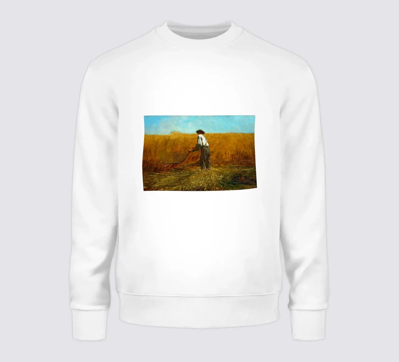 Winslow Homer - The Veteran in a New Field sweatshirt by William Store