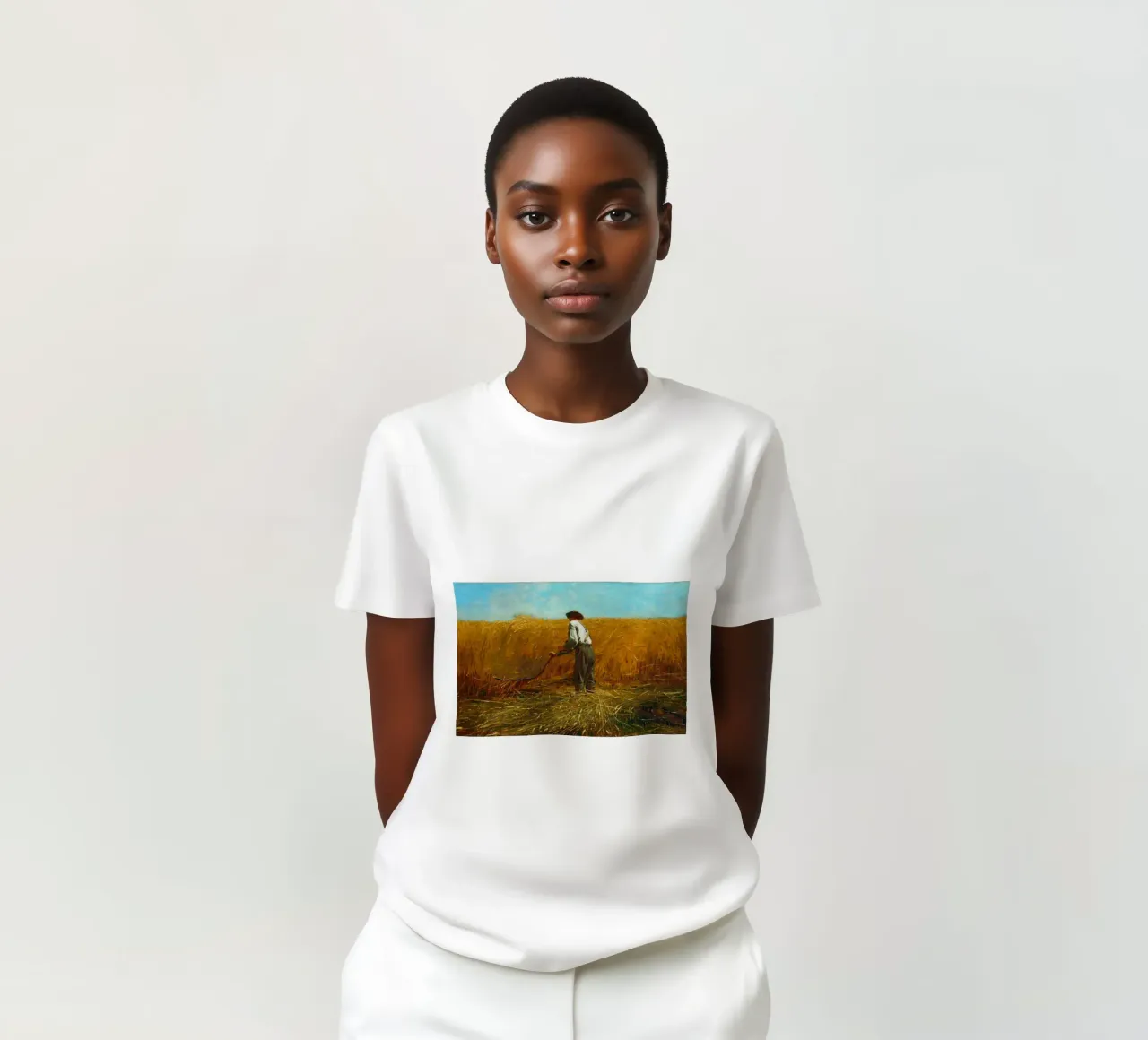 Winslow Homer - The Veteran in a New Field t-shirt by William Store