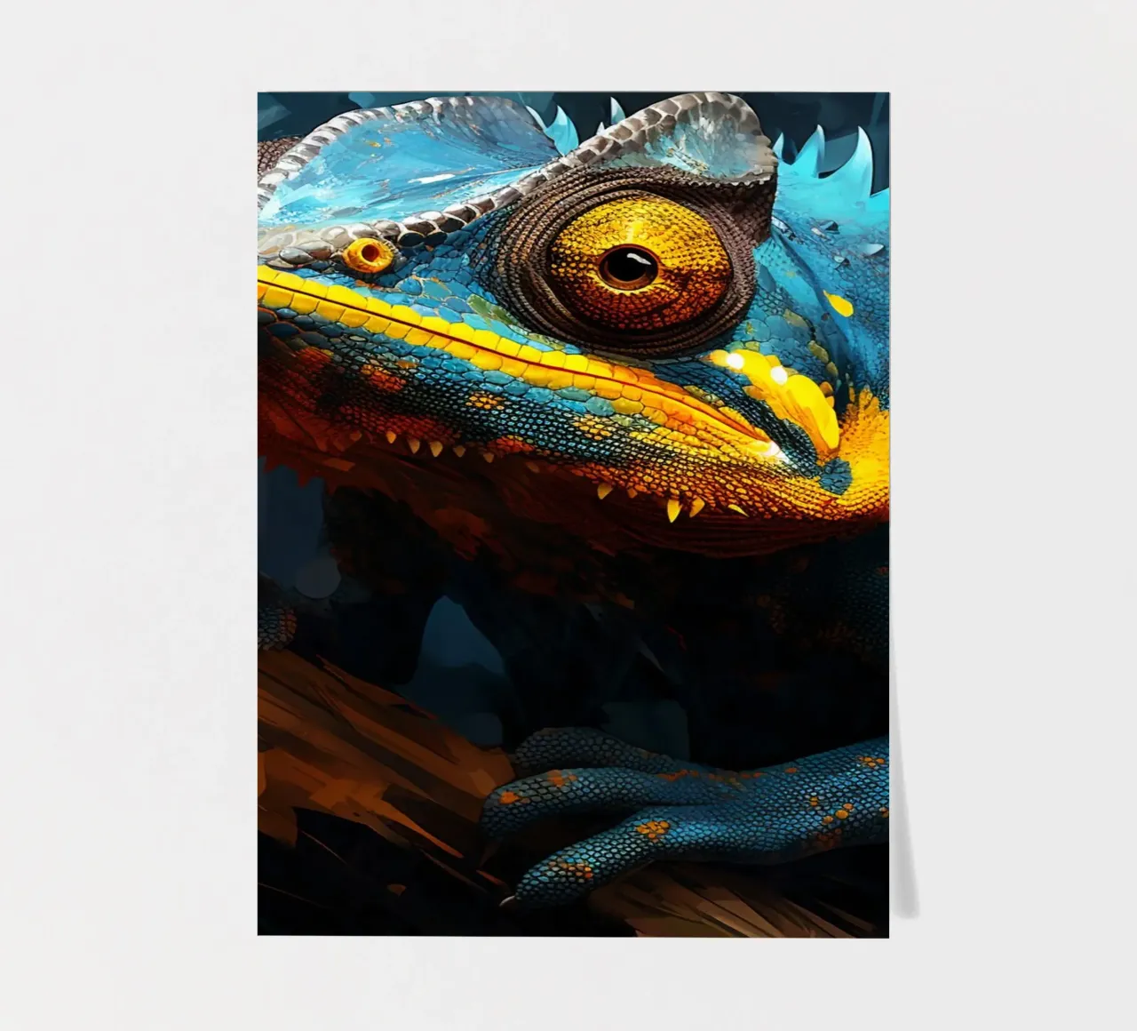 Chameleon Fantasy 2 stickervel van Mateo