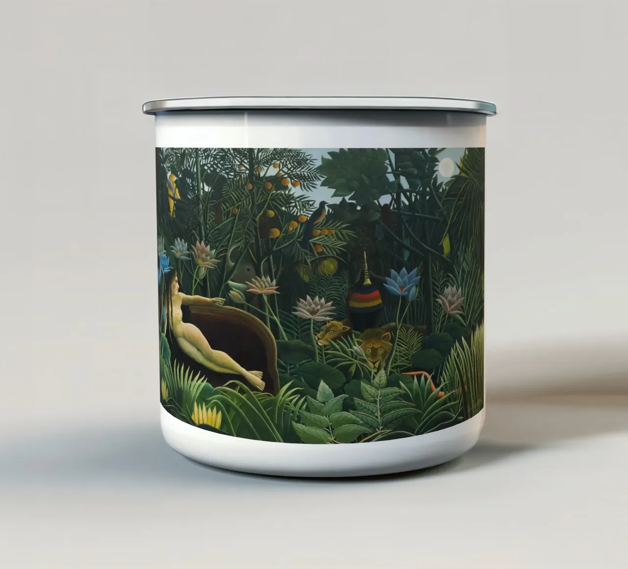 Henri Rousseau - Il sogno tazza in smalto da Timeless Artworks