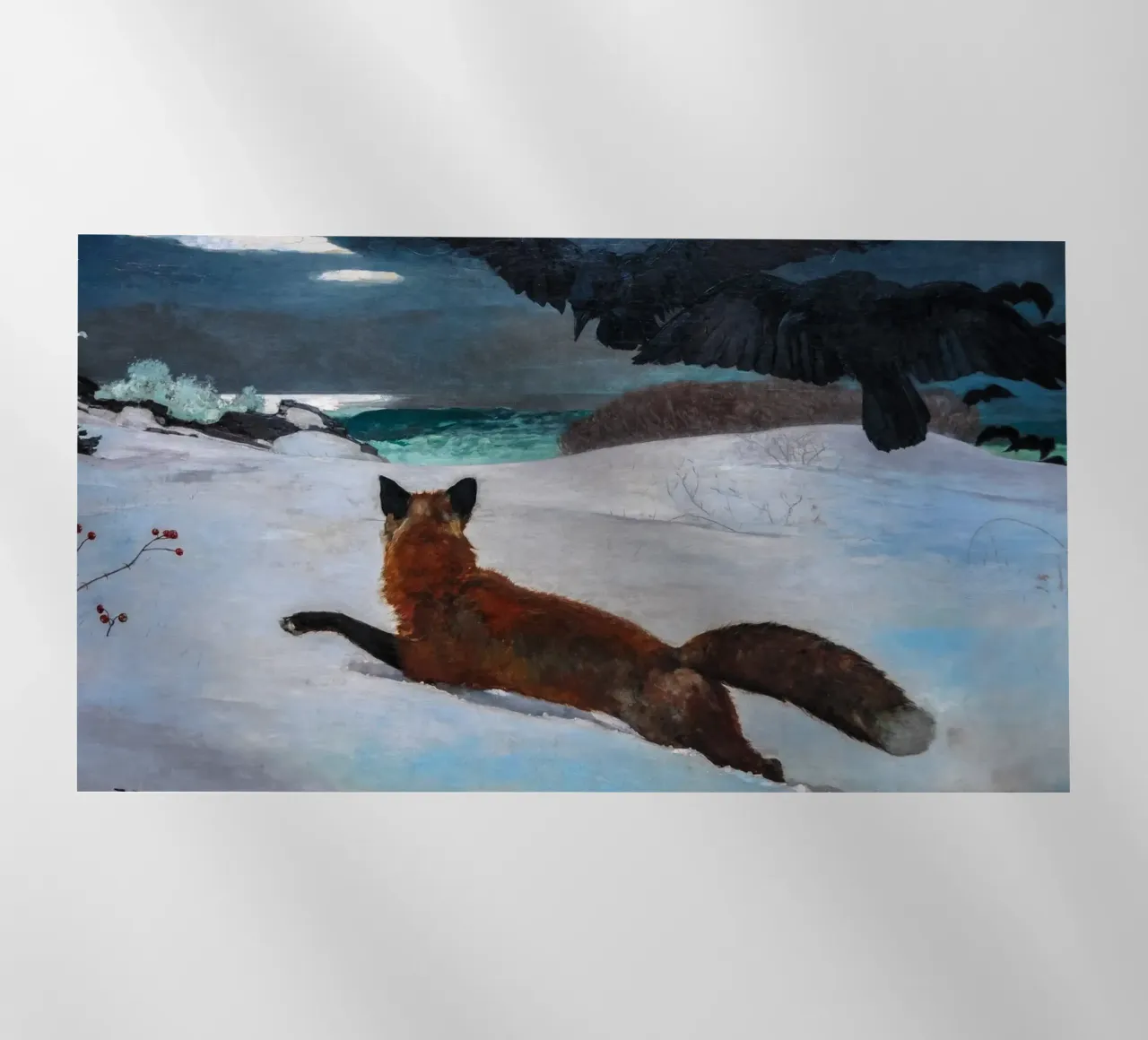 Winslow Homer - La caccia alla volpe pellicola backlit da William Store