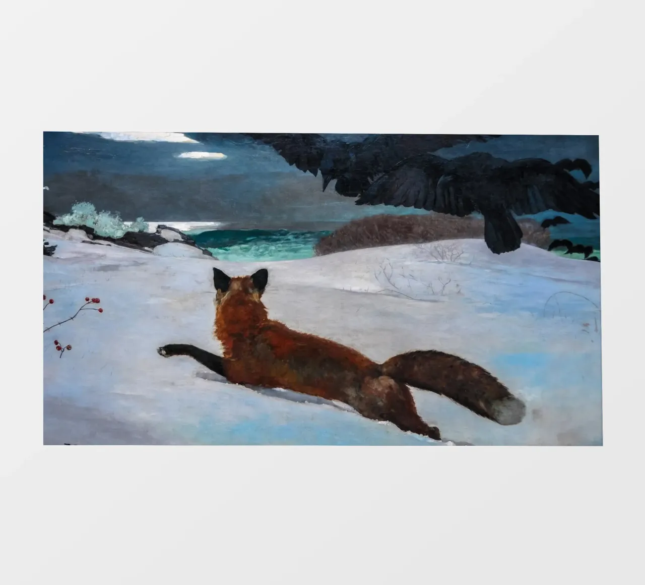 Winslow Homer - La caccia alla volpe pellicola backlit da William Store