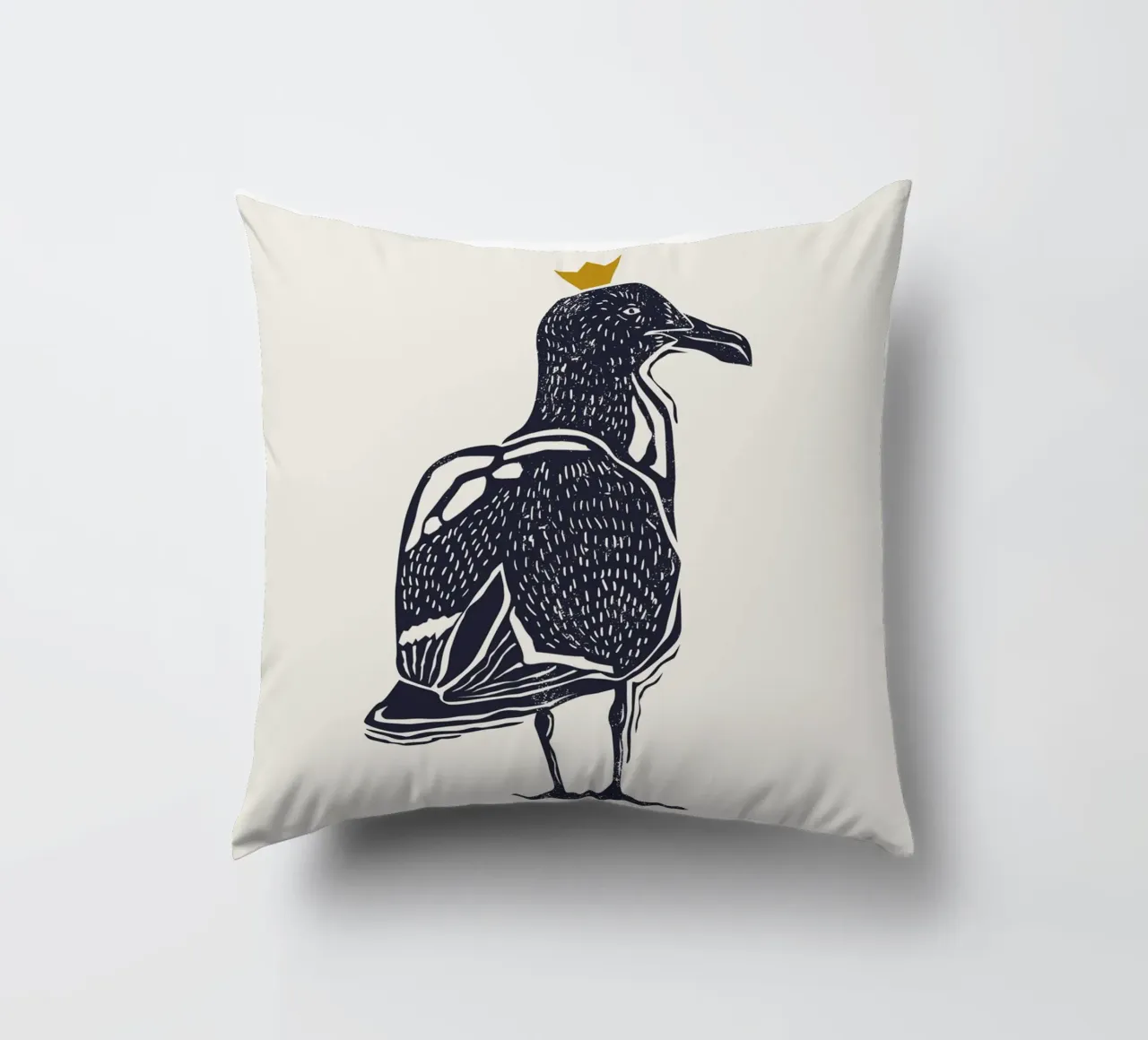 Seagull cuscino da Indigo Rain
