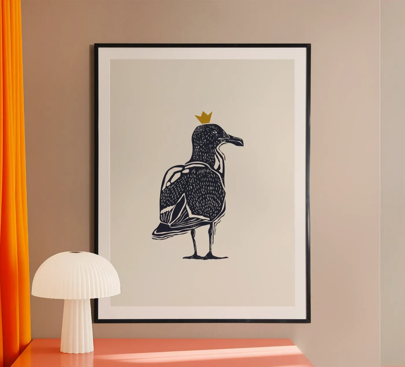 Seagull poster by Indigo Rain