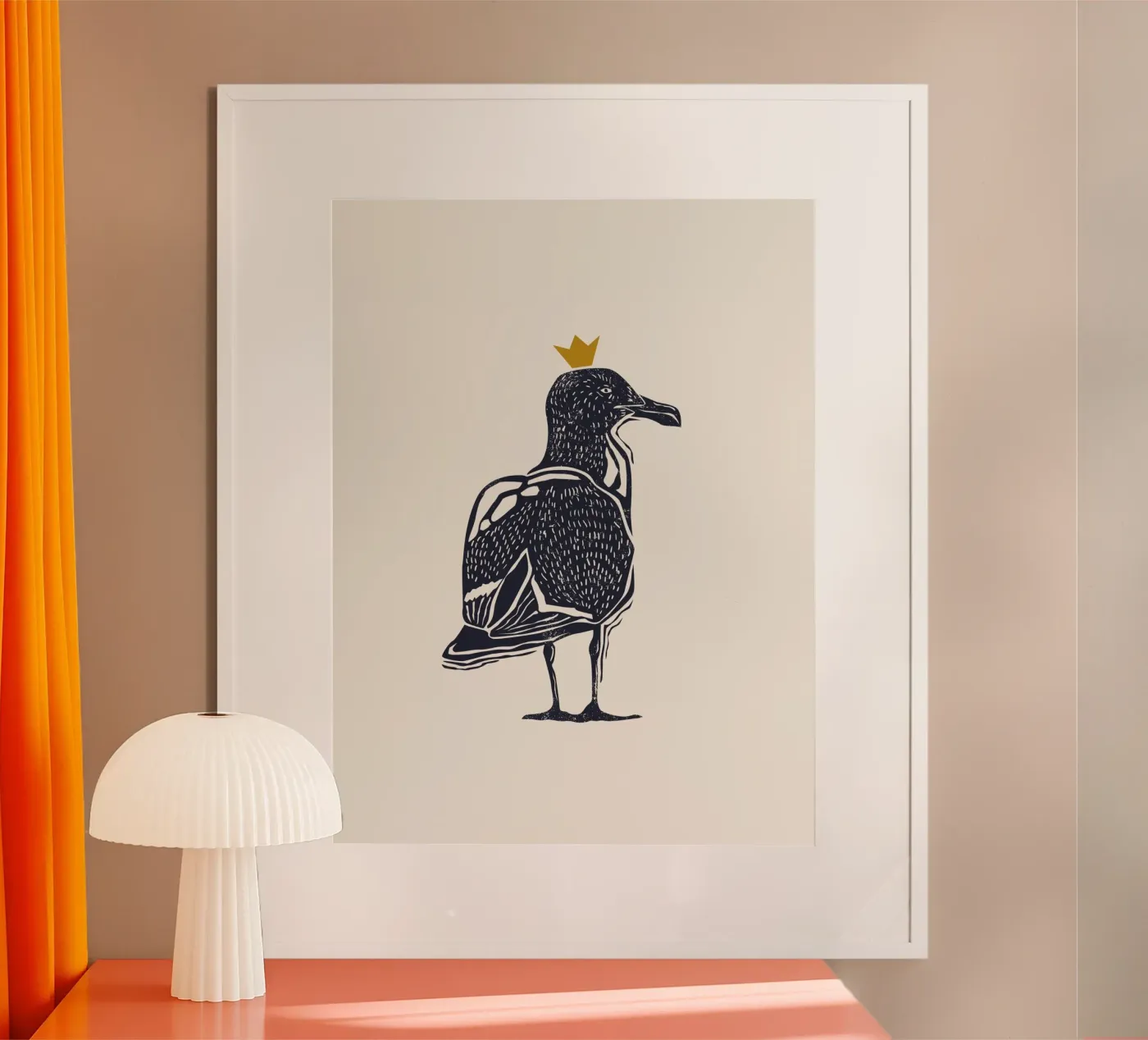 Seagull poster by Indigo Rain