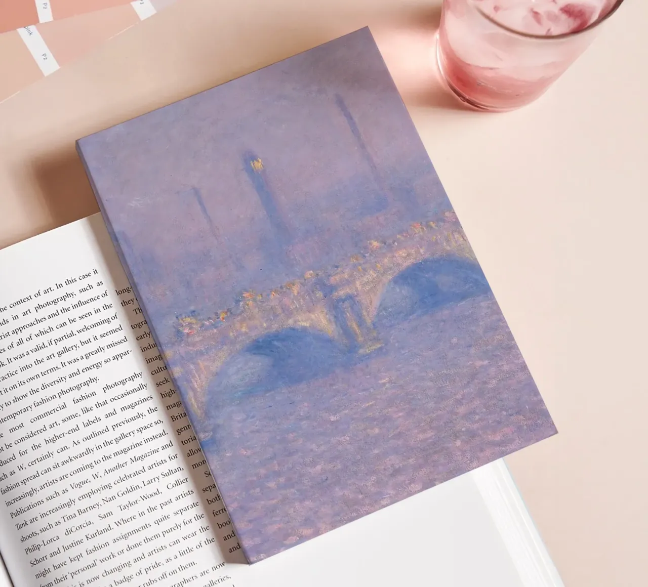 Claude Monet - Waterloo Bridge notebook by Timeless Artworks