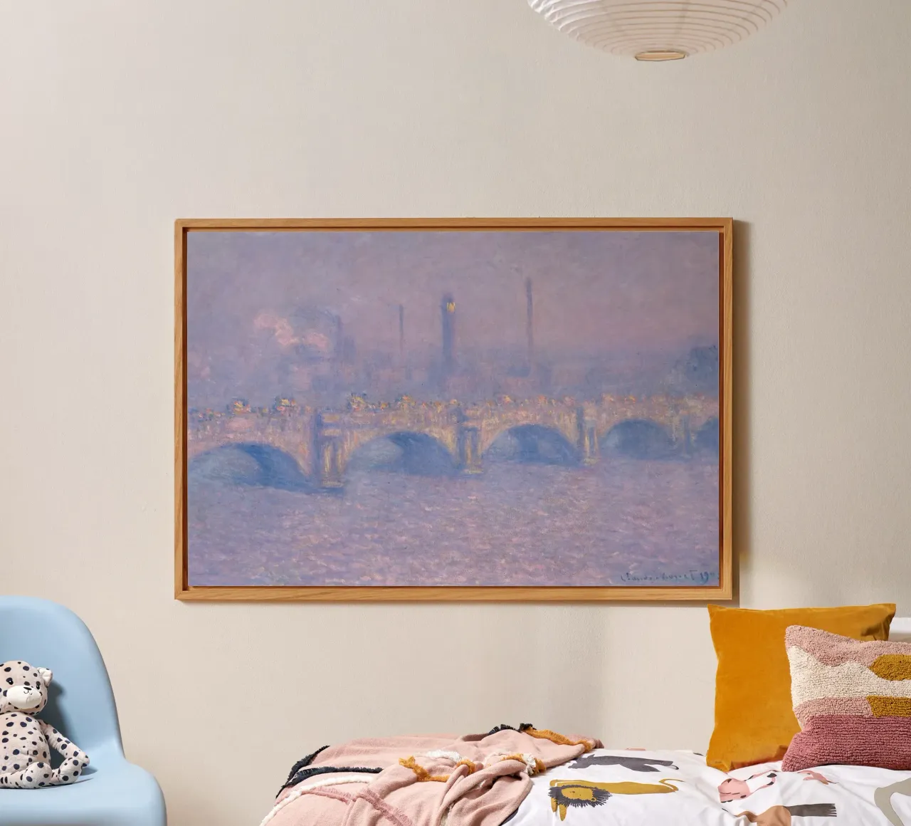 Claude Monet - Ponte di Waterloo alluminio dibond da Timeless Artworks