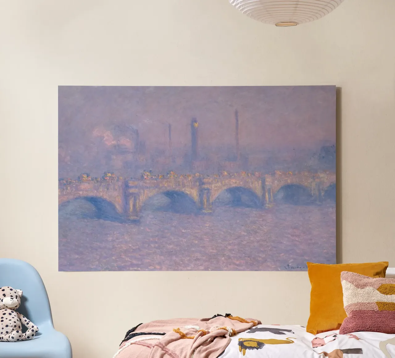 Claude Monet - Waterloo Bridge canvas by Timeless Artworks