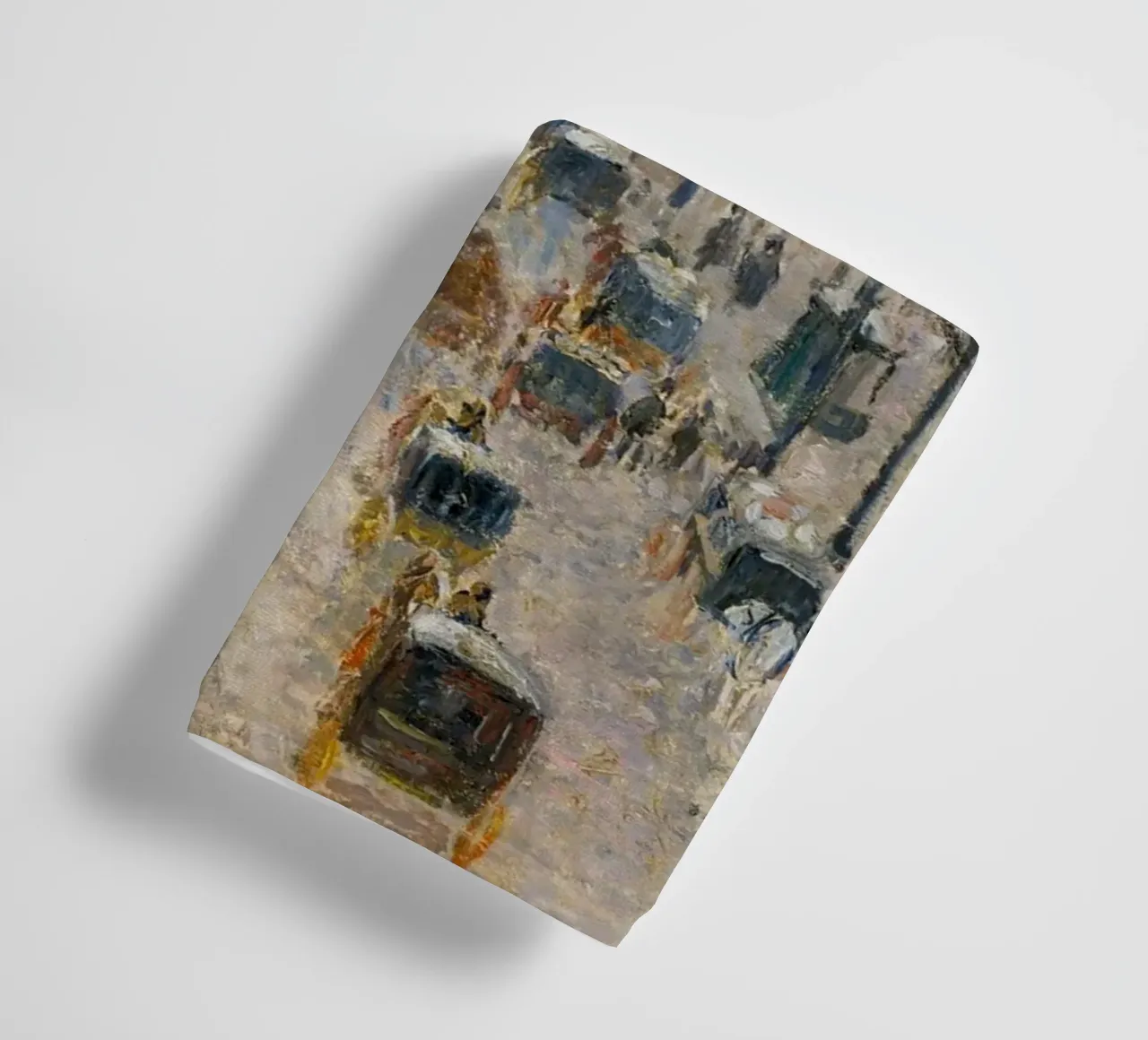 Pissarro - Il boulevard Montmartre in una mattina d'inverno asciugamano da bagno da Timeless Artworks