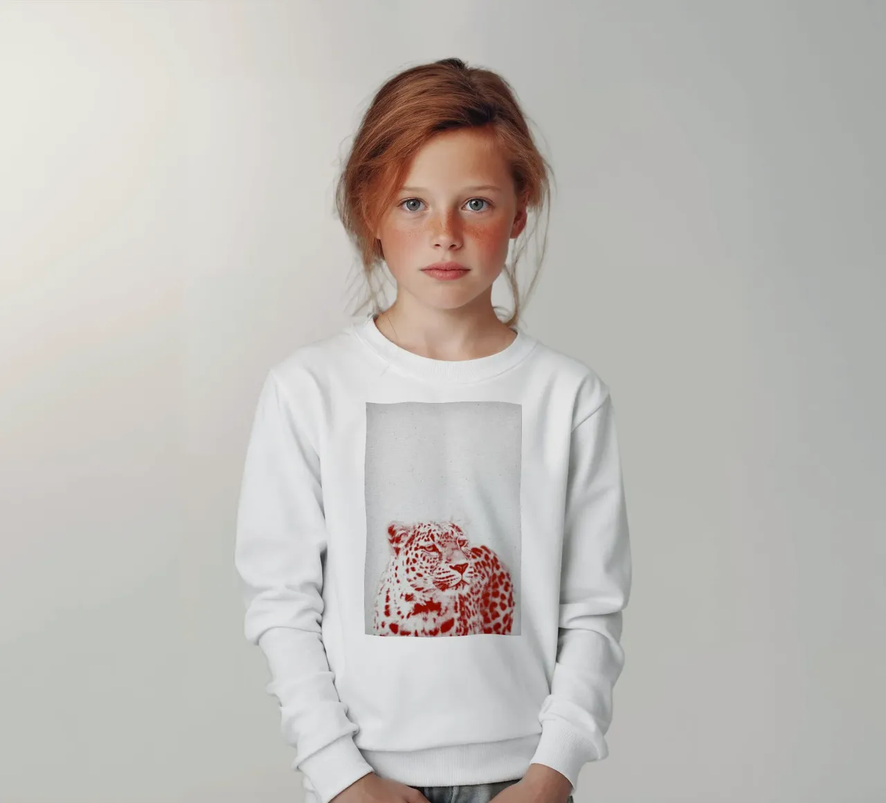Leopard felpa bambino da Froilein Juno