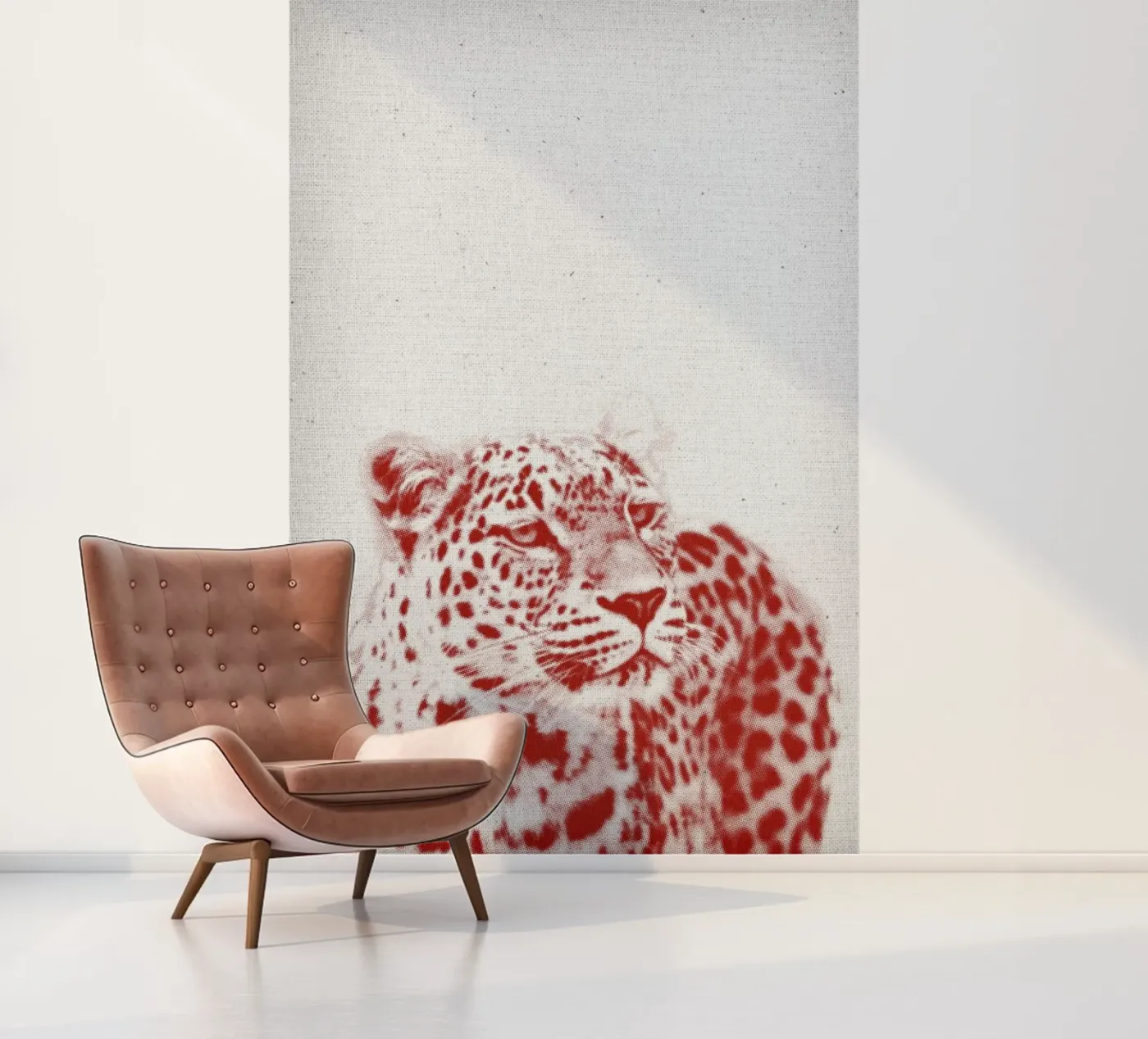 Leopard 01 fotobehang van Froilein Juno
