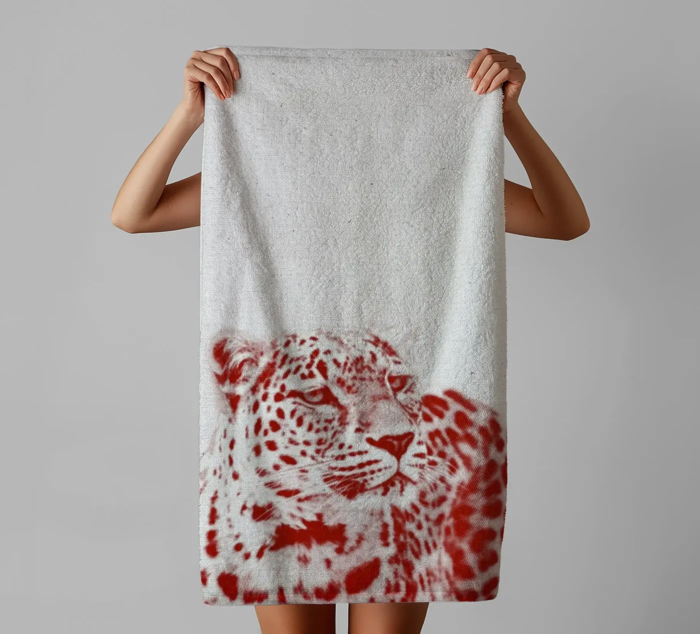 Leopard 01 badhanddoek van Froilein Juno