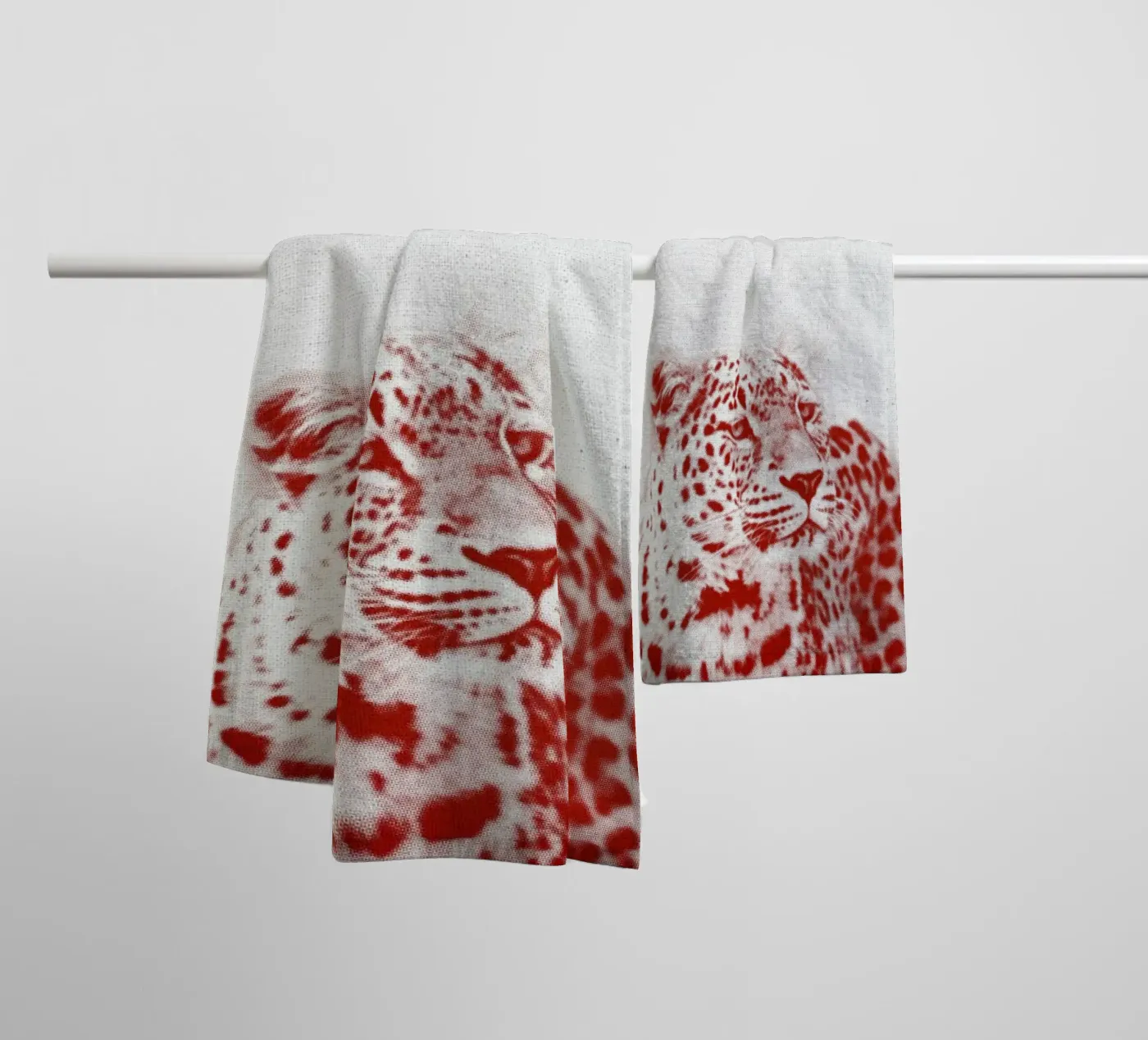 Leopard 01 badhanddoek van Froilein Juno