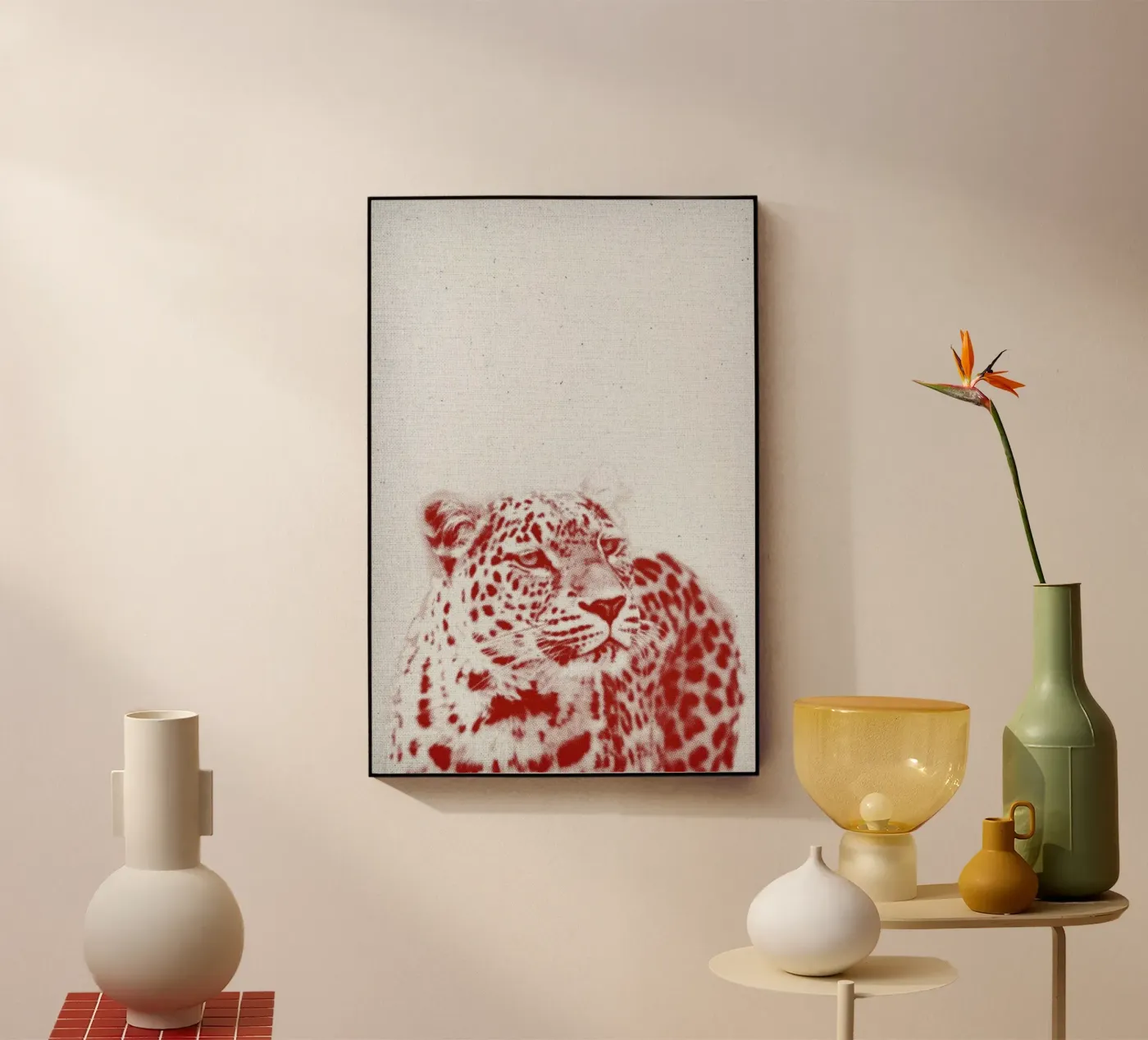 Leopard 01 acrylic glass by Froilein Juno