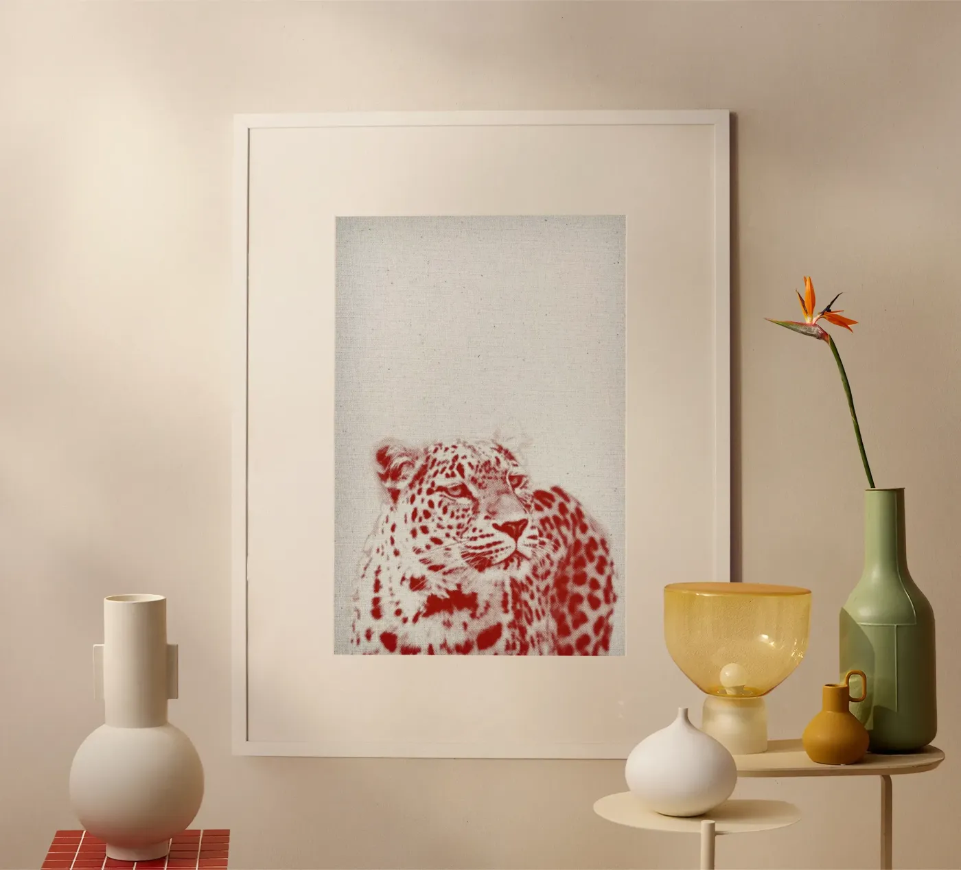 Leopard 01 poster by Froilein Juno