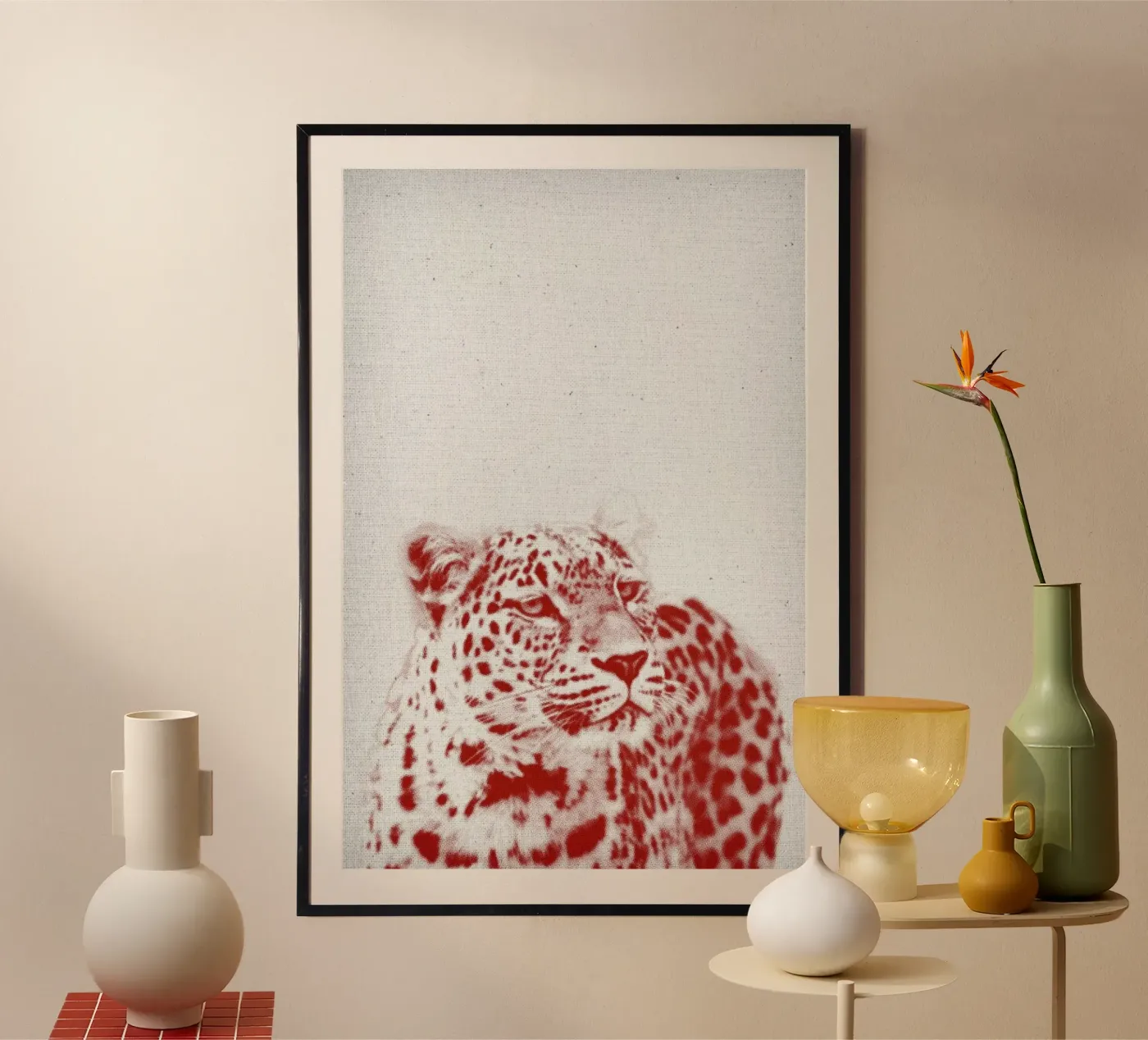 Leopard 01 poster by Froilein Juno