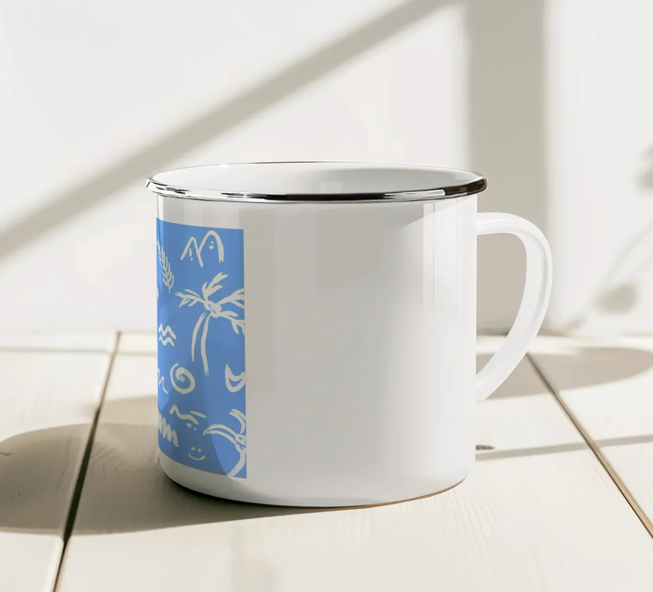 Bring Summer Back tazza in smalto da Daniela Roessler