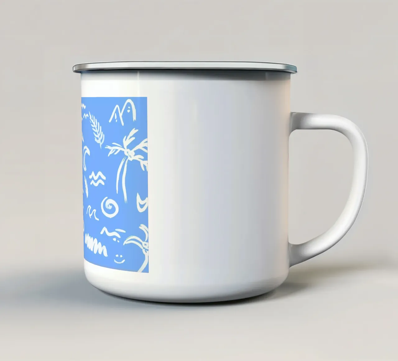 Bring Summer Back tazza in smalto da Daniela Roessler