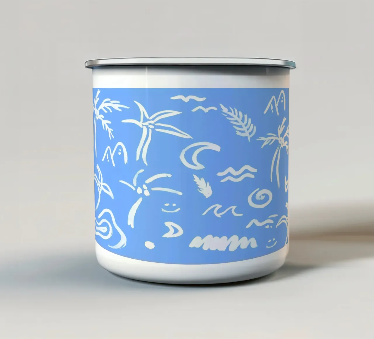 Bring Summer Back tazza in smalto da Daniela Roessler