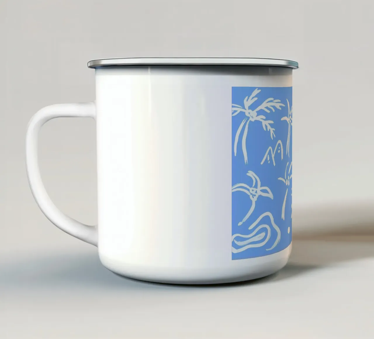 Bring Summer Back tazza in smalto da Daniela Roessler