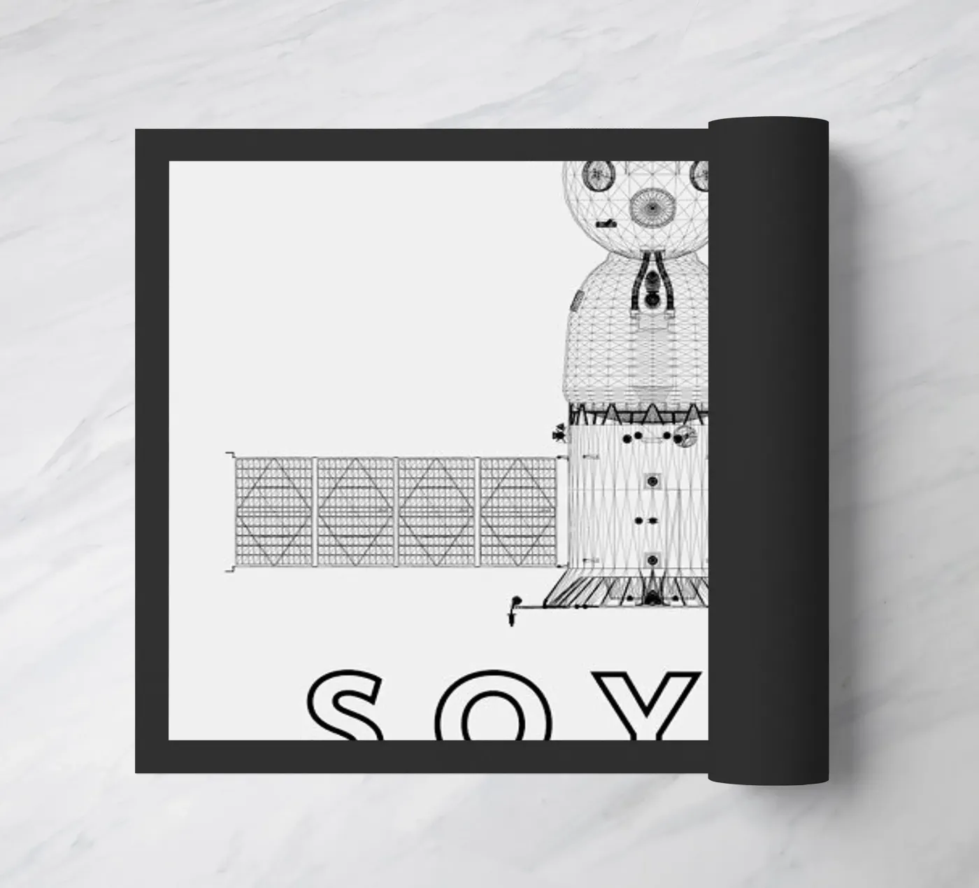 Soyuz doormat by Marc Schulthess