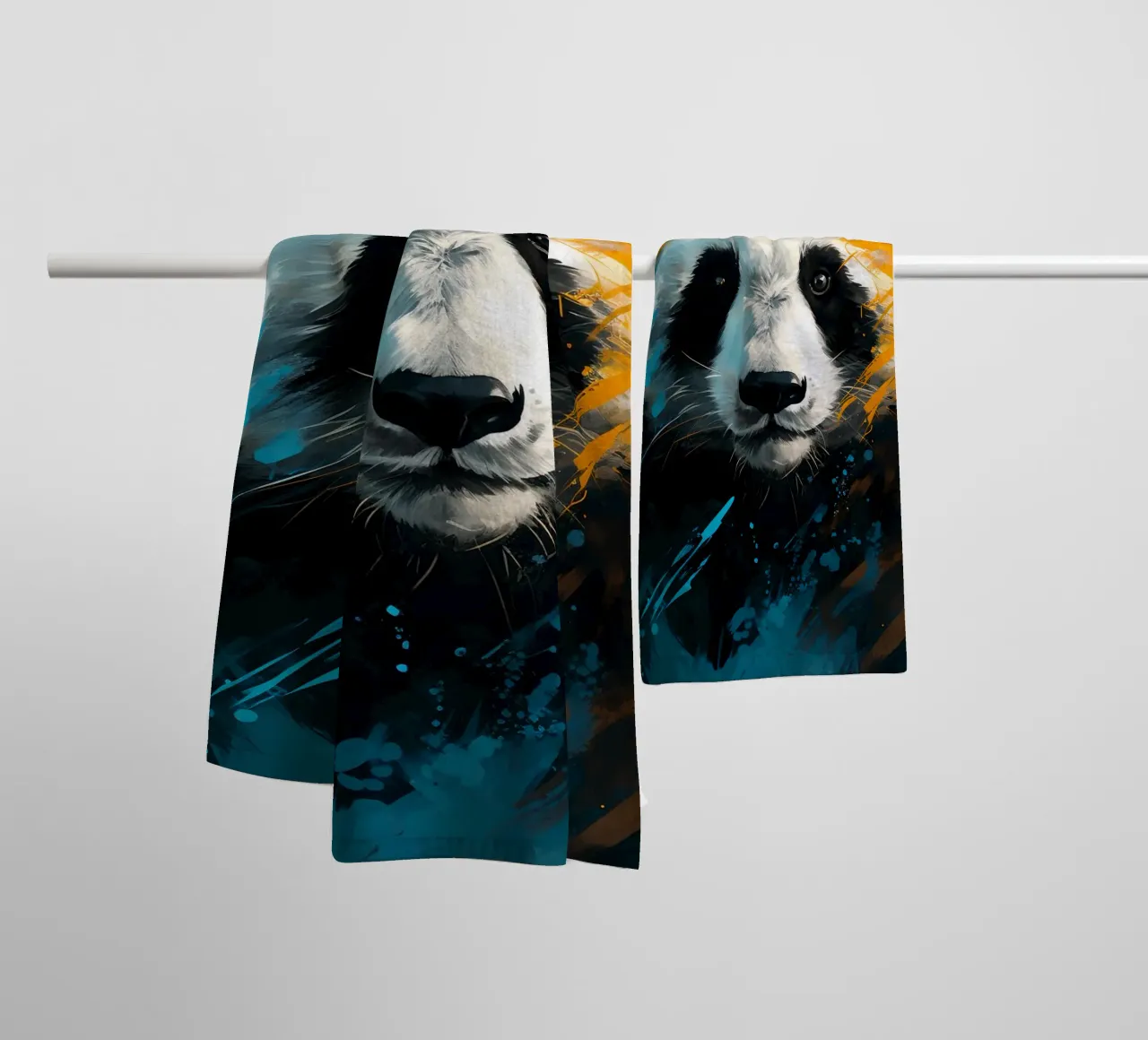 Panda Fantasy asciugamano da bagno da Mateo