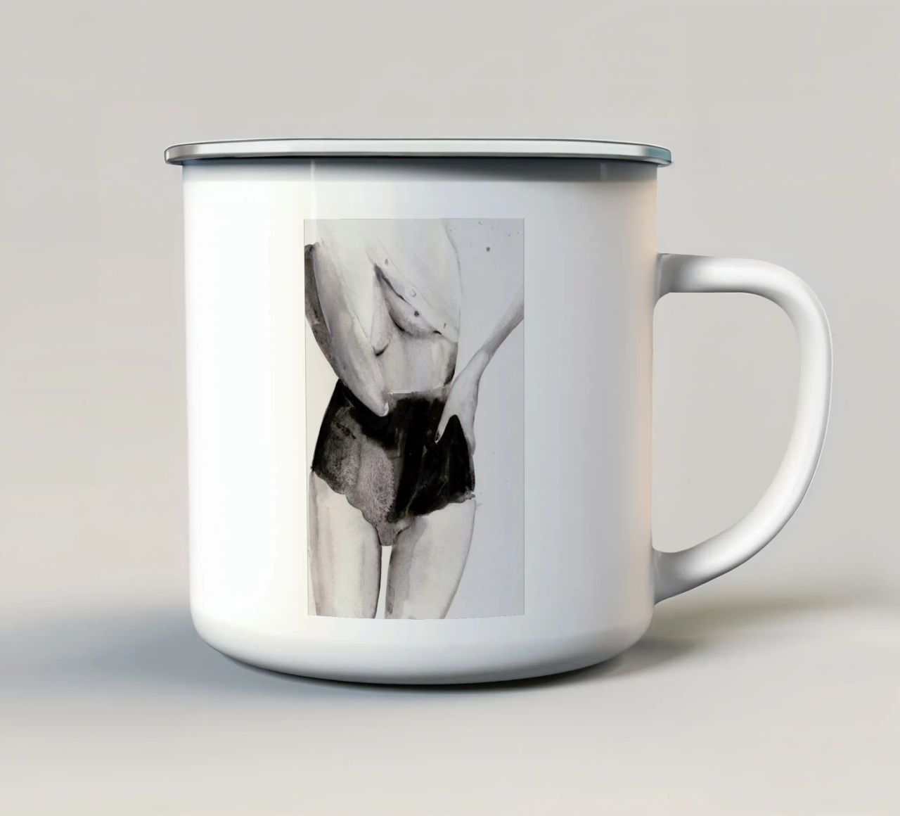 Dance with Me tazza in smalto da Victoria Verbaan