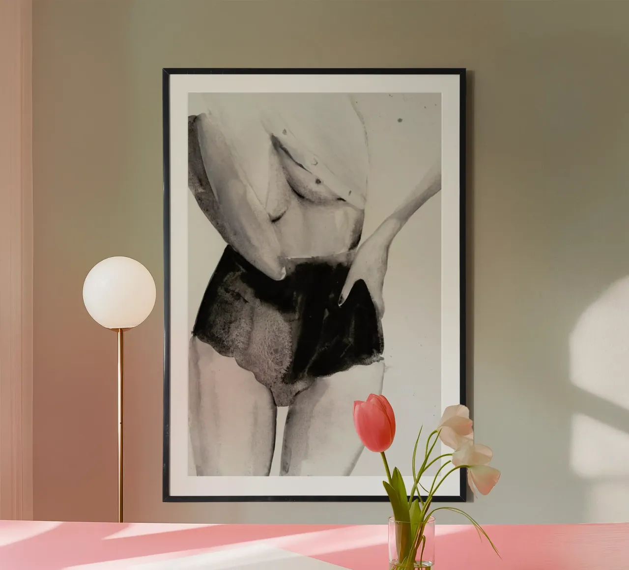 Dance with Me poster con telaio in alluminio da Victoria Verbaan