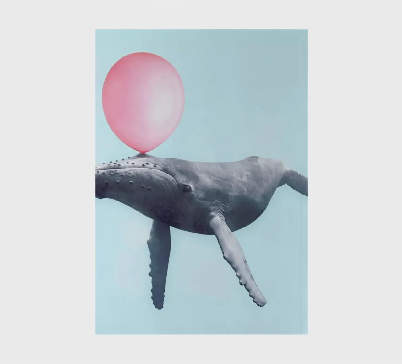 Bubblegum Whale notebook by Paul Fuentes Design