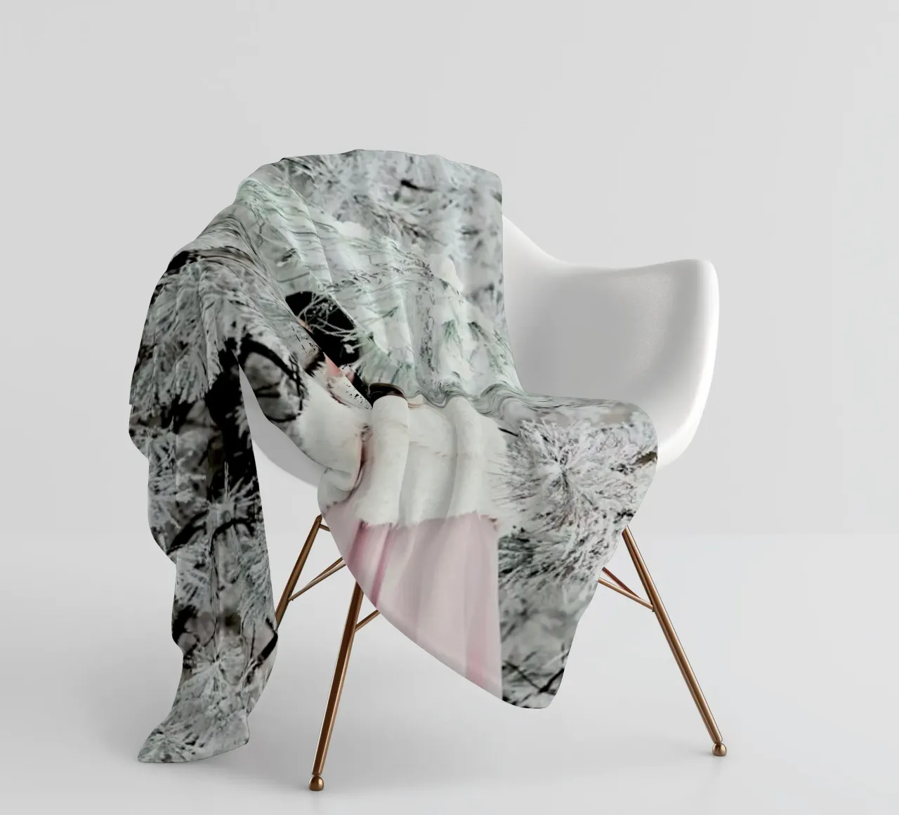 Cold Winter fleecedeken van Jovana Rikalo