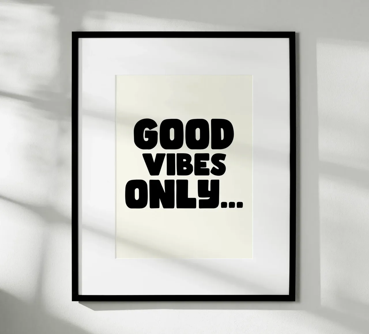 Good Vibes Only... hahnemühle by Wall of Words