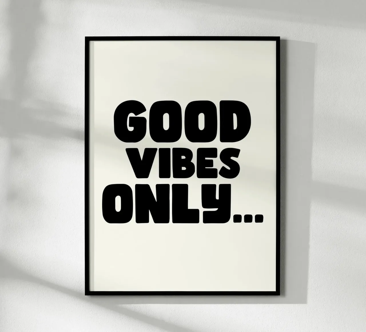Good Vibes Only... hahnemühle by Wall of Words