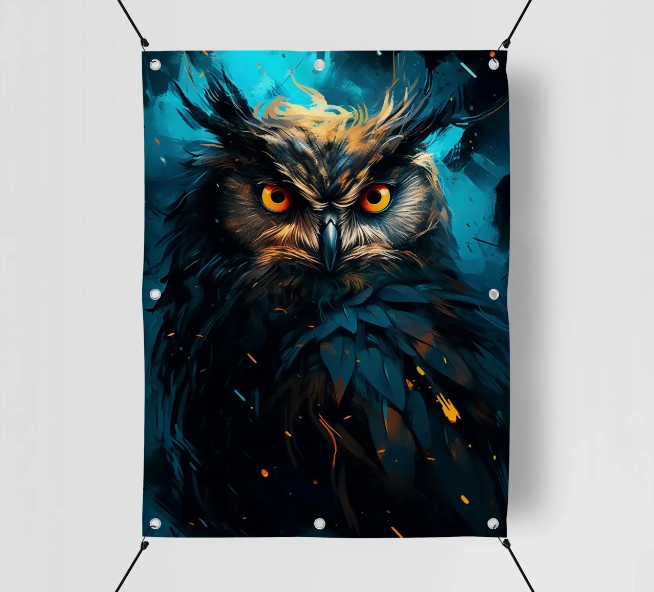 Owl Fantasy telo in pvc da Mateo