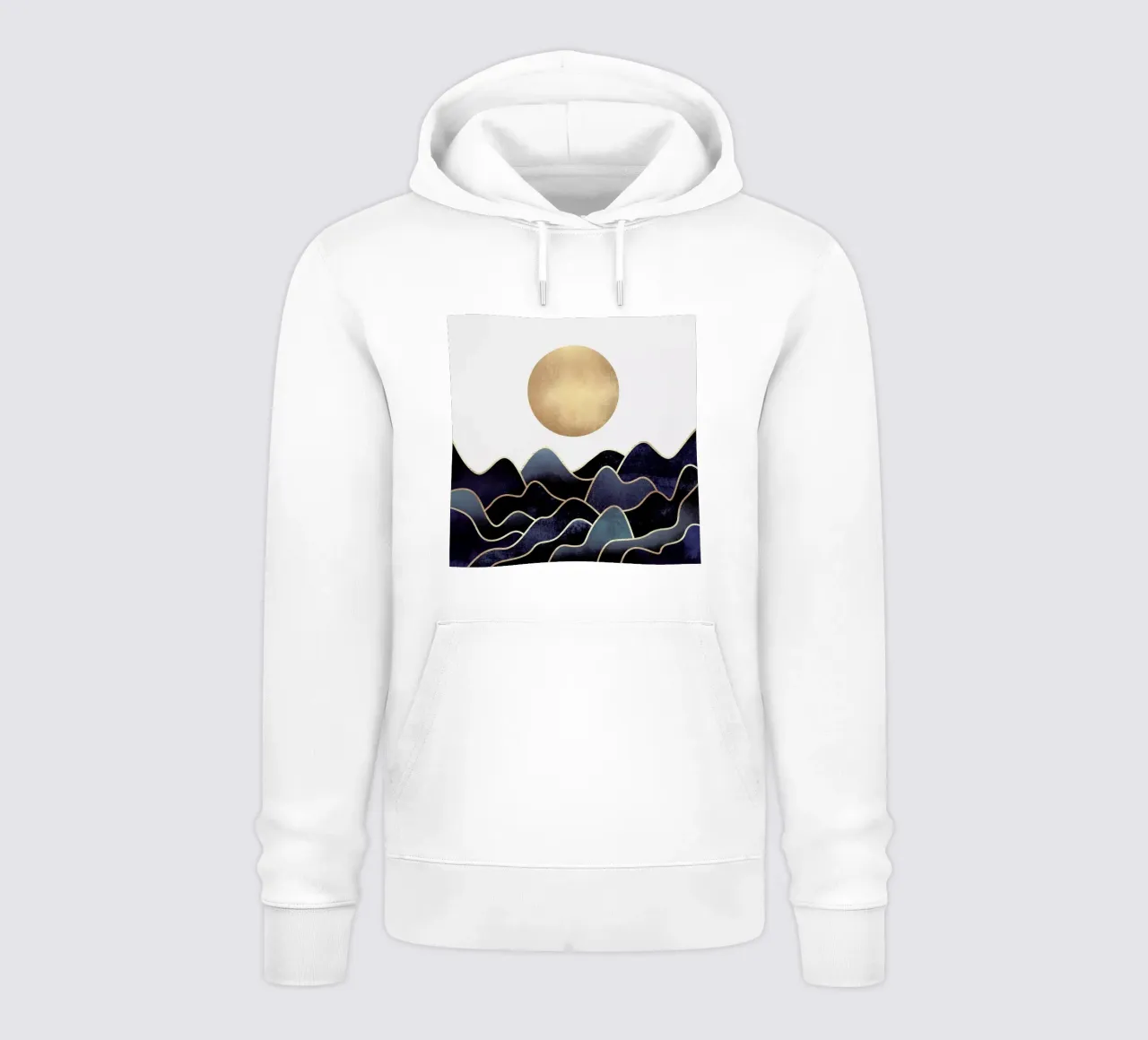 Waves felpa con cappuccio da Elisabeth Fredriksson