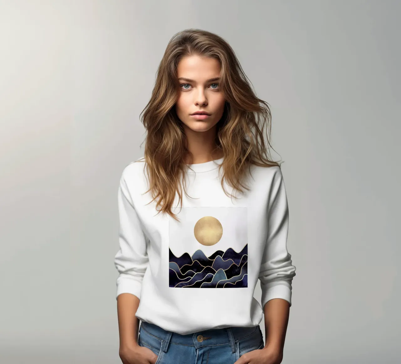 Waves felpa da Elisabeth Fredriksson