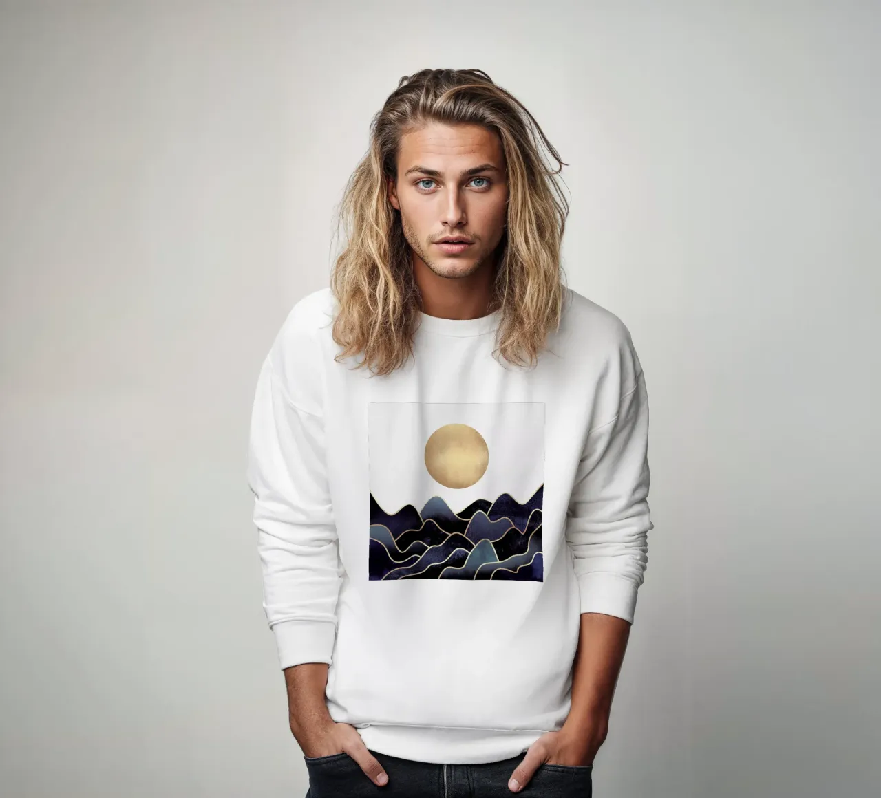 Waves felpa da Elisabeth Fredriksson