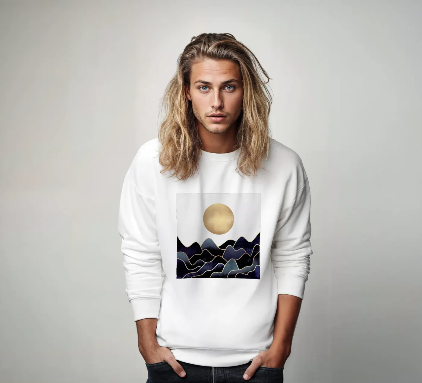 Waves felpa da Elisabeth Fredriksson