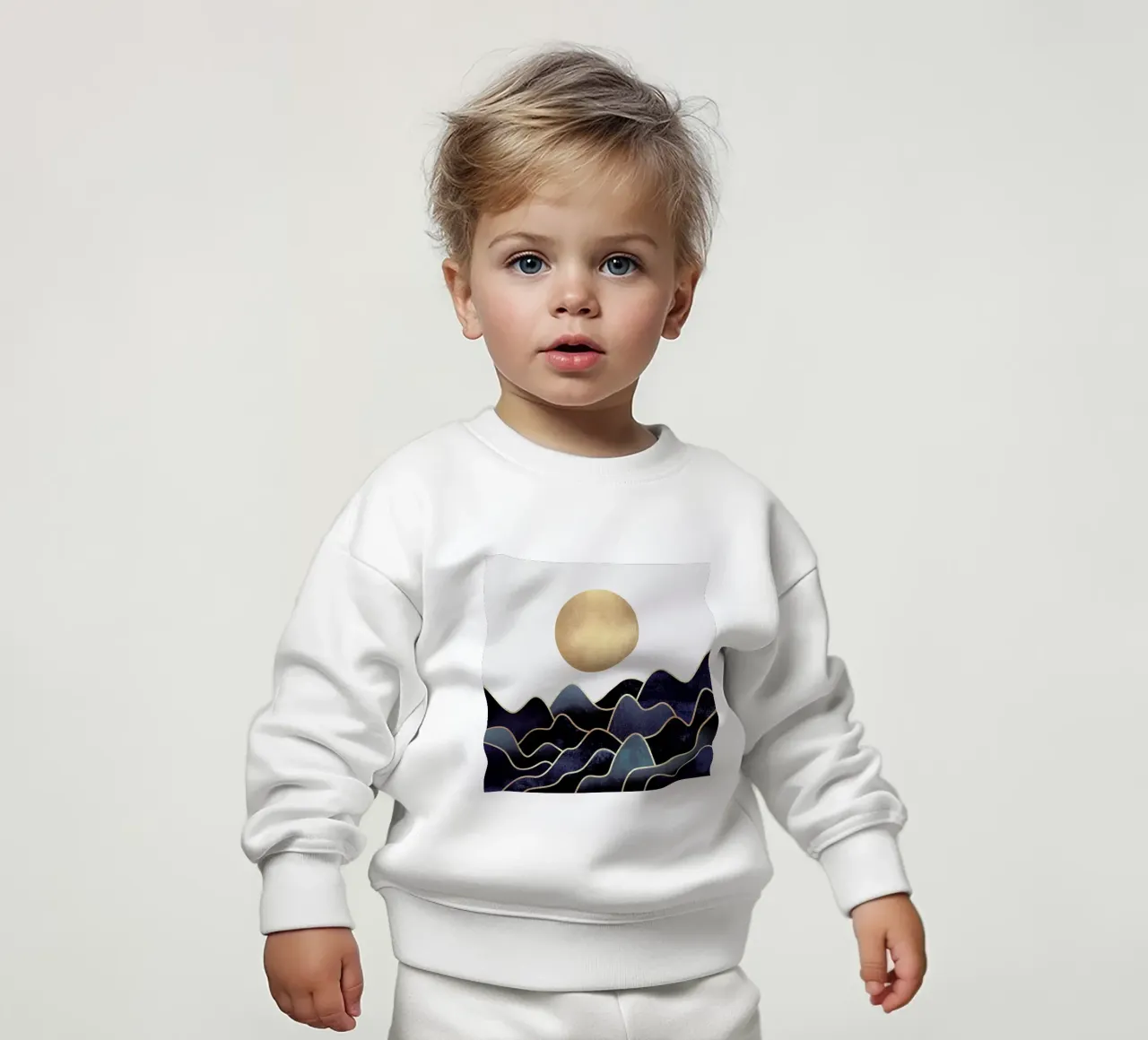 Waves sudadera de bebé de Elisabeth Fredriksson