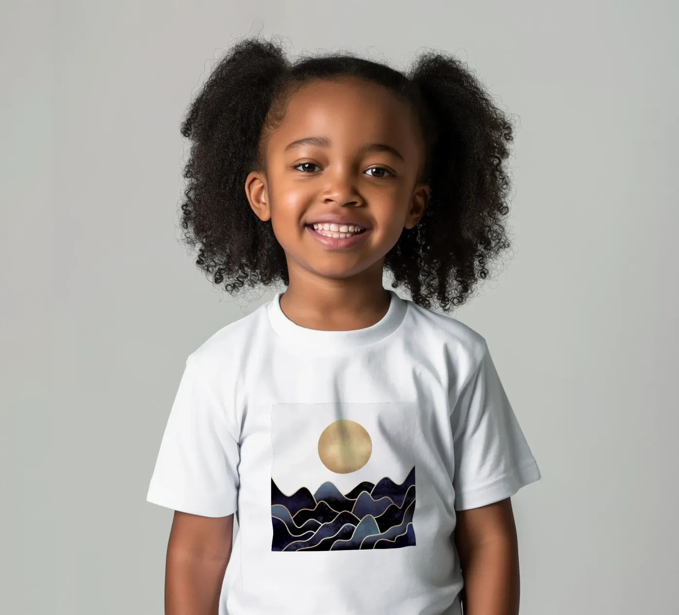 Waves kinder t-shirt van Elisabeth Fredriksson